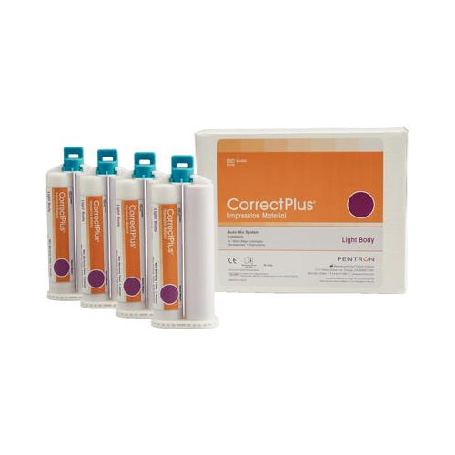 Pentron Clinical Q34BA Correct Plus Light Body Impression Material 4/Pk 50 mL Pentron Clinical Q34BA Correct Plus Light Body Impression Material 4/Pk 50 mL
